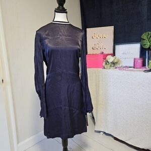 NWT House Of Dagmar Long sleeve blue dress size 40 (US medium)